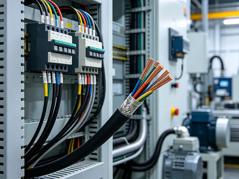 Kabel Kontrol Stabilitas Dhuwur Ndhukung Transmisi Sinyal Presisi kanggo Sistem Otomasi Industri Modern