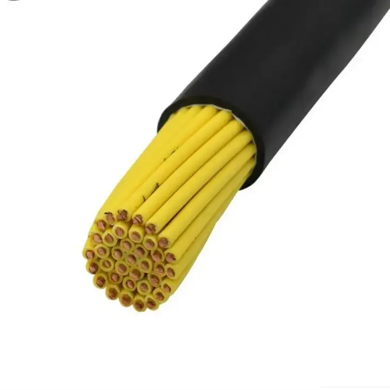 Tembaga PVC Flame Retardant Kabel Kontrol Fleksibel